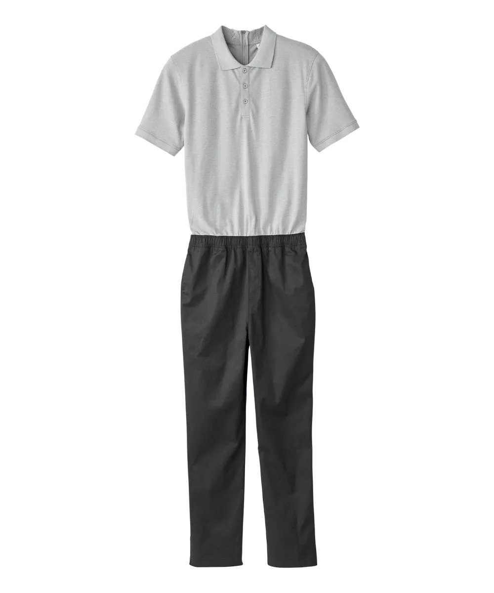 Men's Stay Dressed Jumpsuit with Short Sleeve Polo Shirt