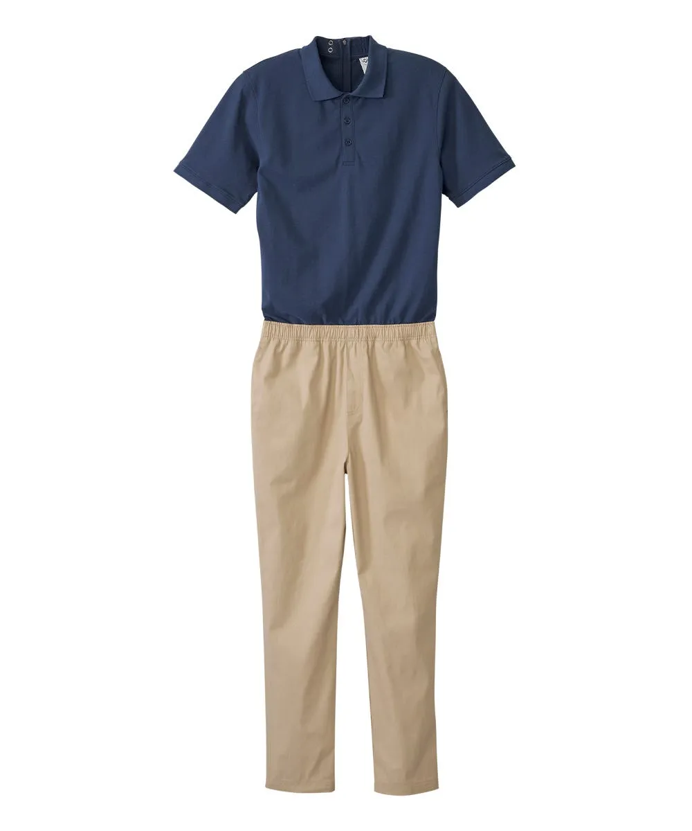 Men's Stay Dressed Jumpsuit with Short Sleeve Polo Shirt