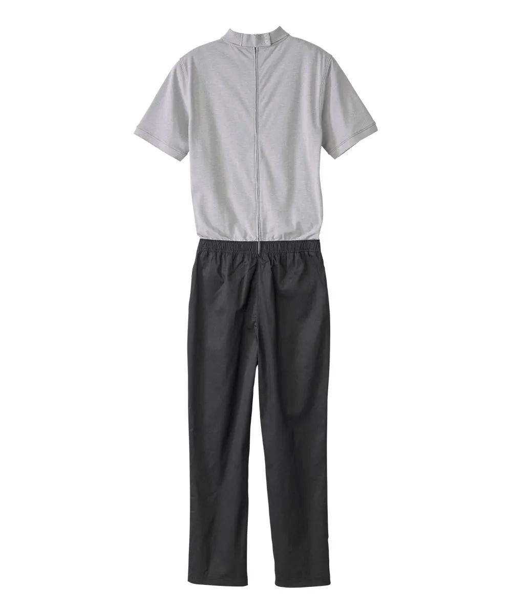 Men's Stay Dressed Jumpsuit with Short Sleeve Polo Shirt