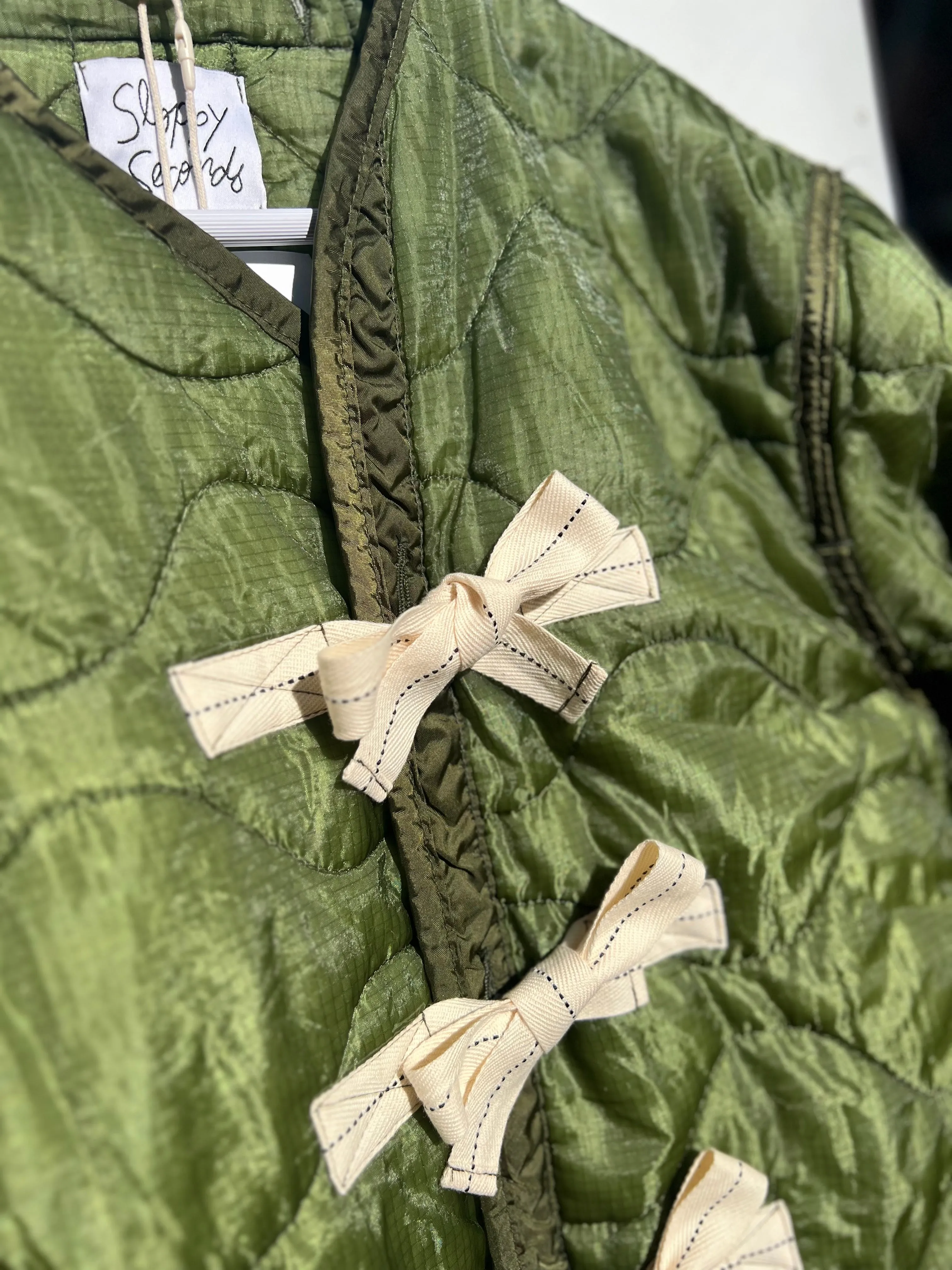Military liners jacket, ties