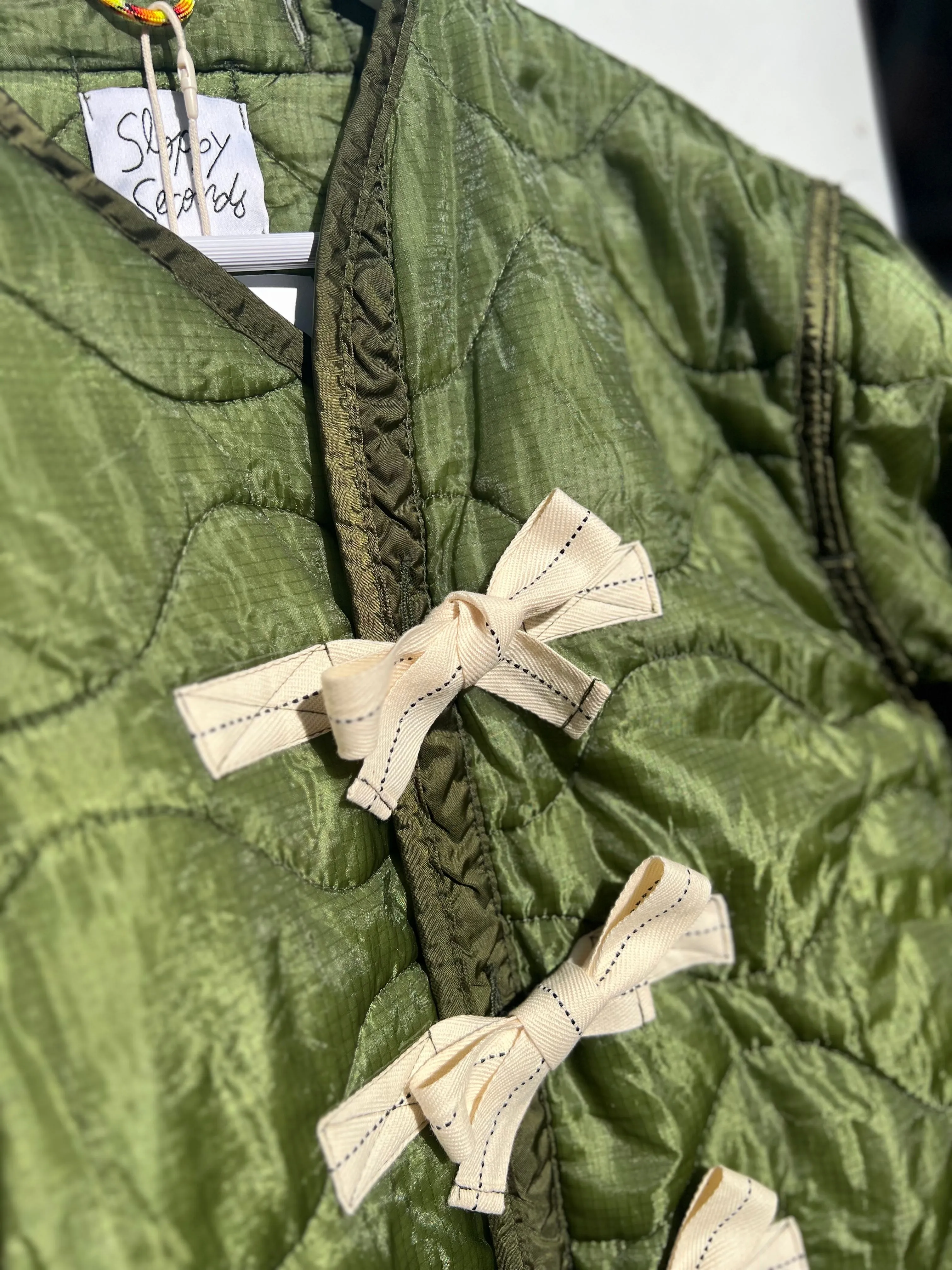 Military liners jacket, ties