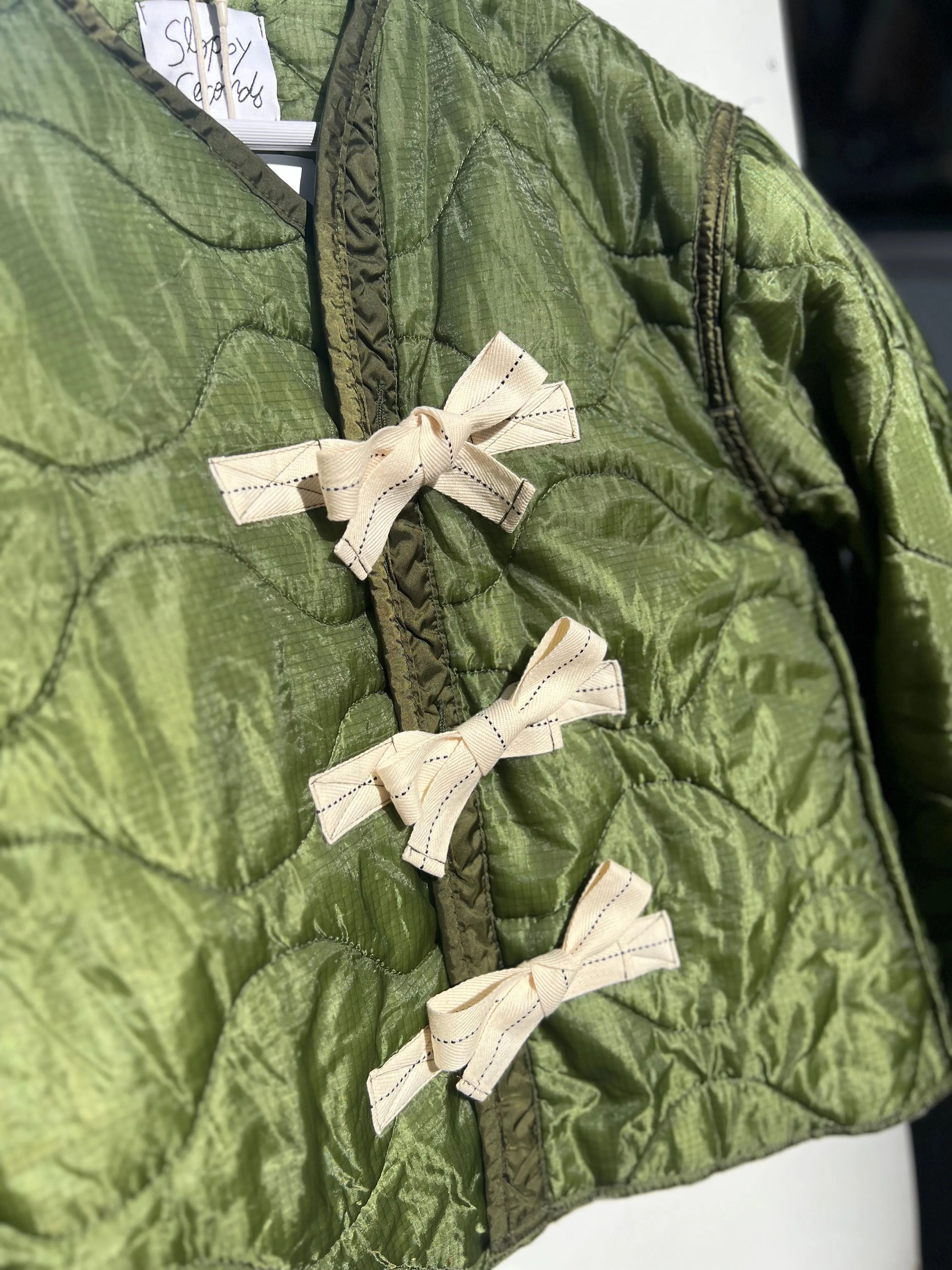 Military liners jacket, ties