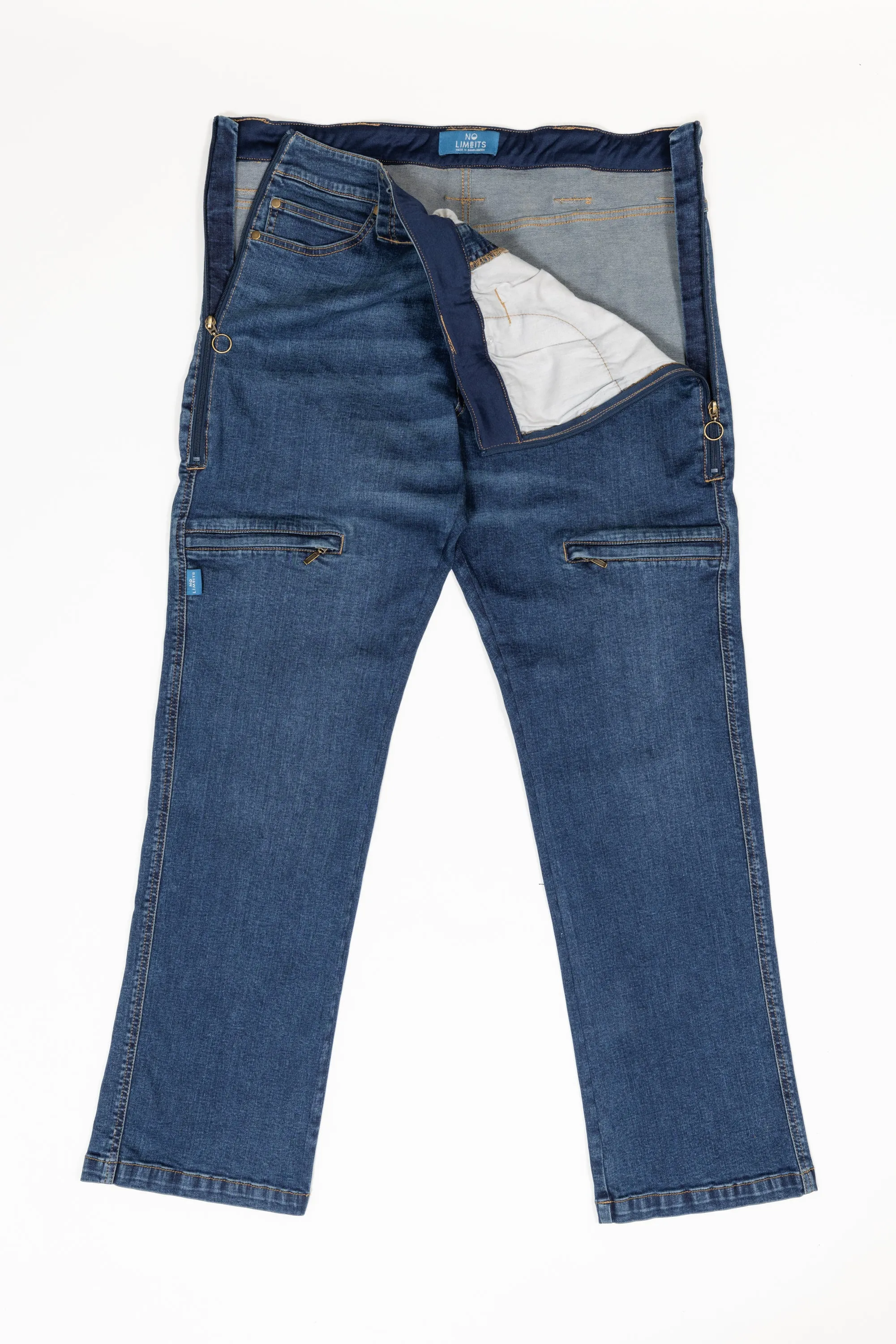 No Limbits Adaptive Women's Dark Wash Wheelchair Pant