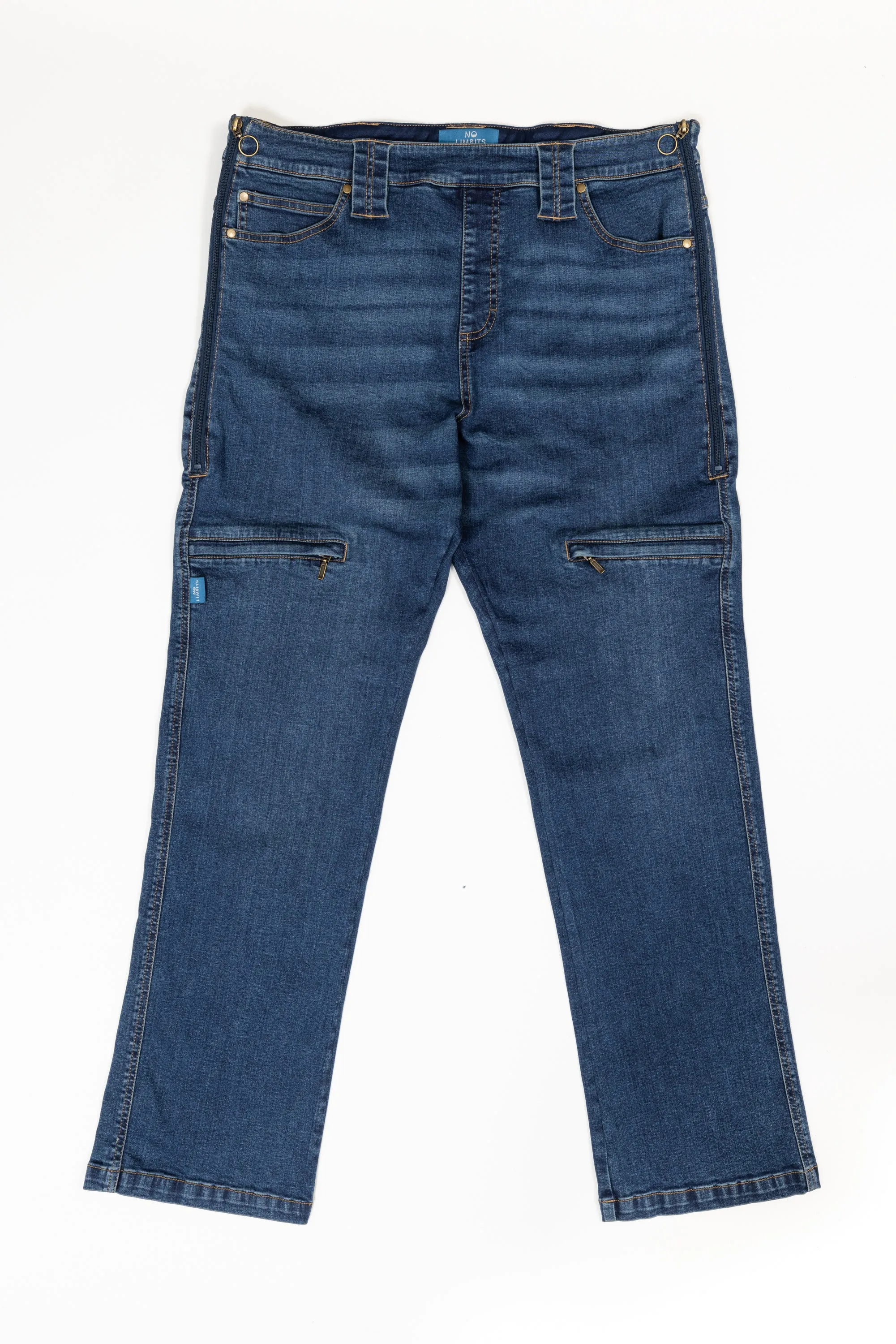 No Limbits Adaptive Women's Dark Wash Wheelchair Pant