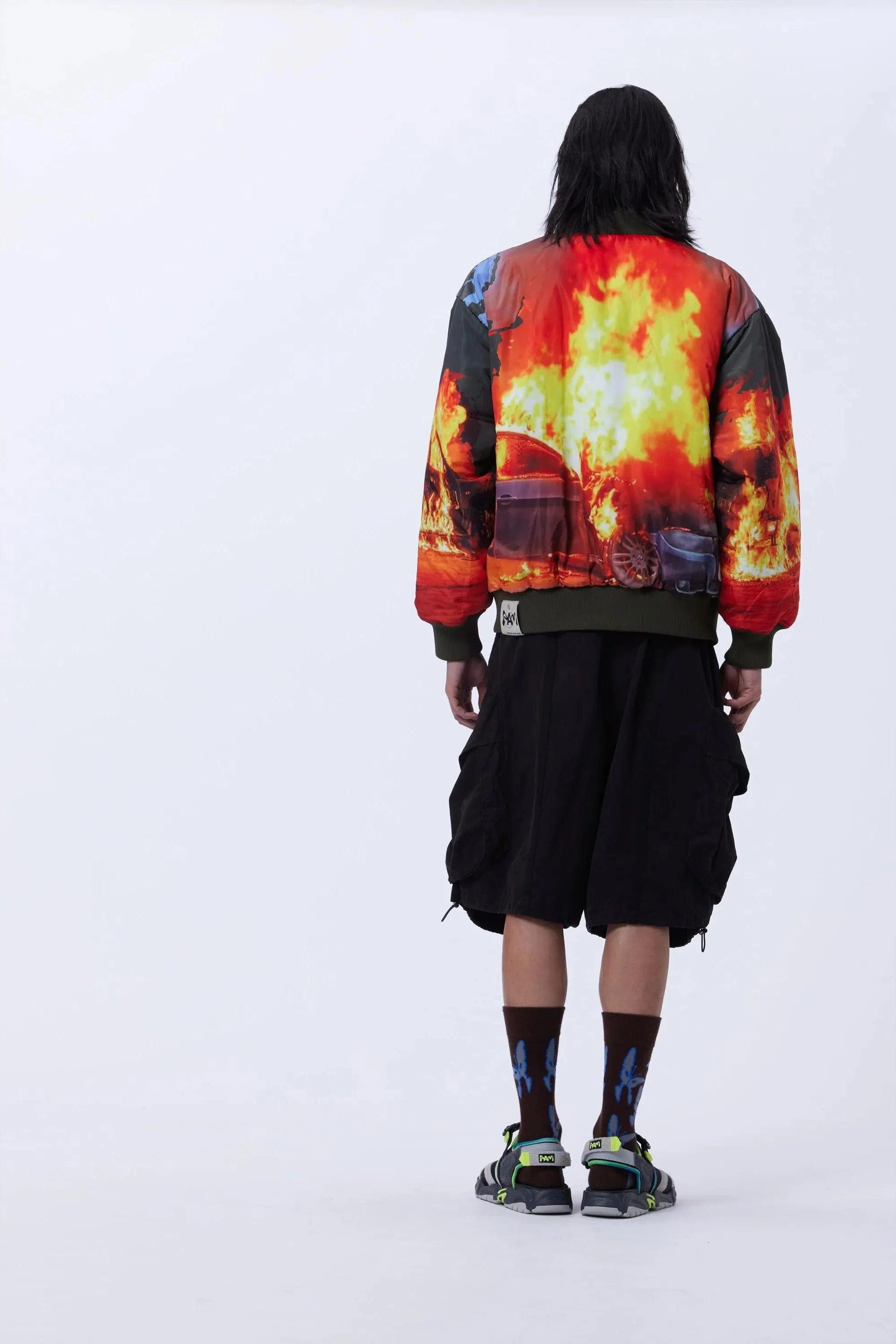 PAM / Perks and Mini - Engulfed Reversible Bomber Jacket - Black