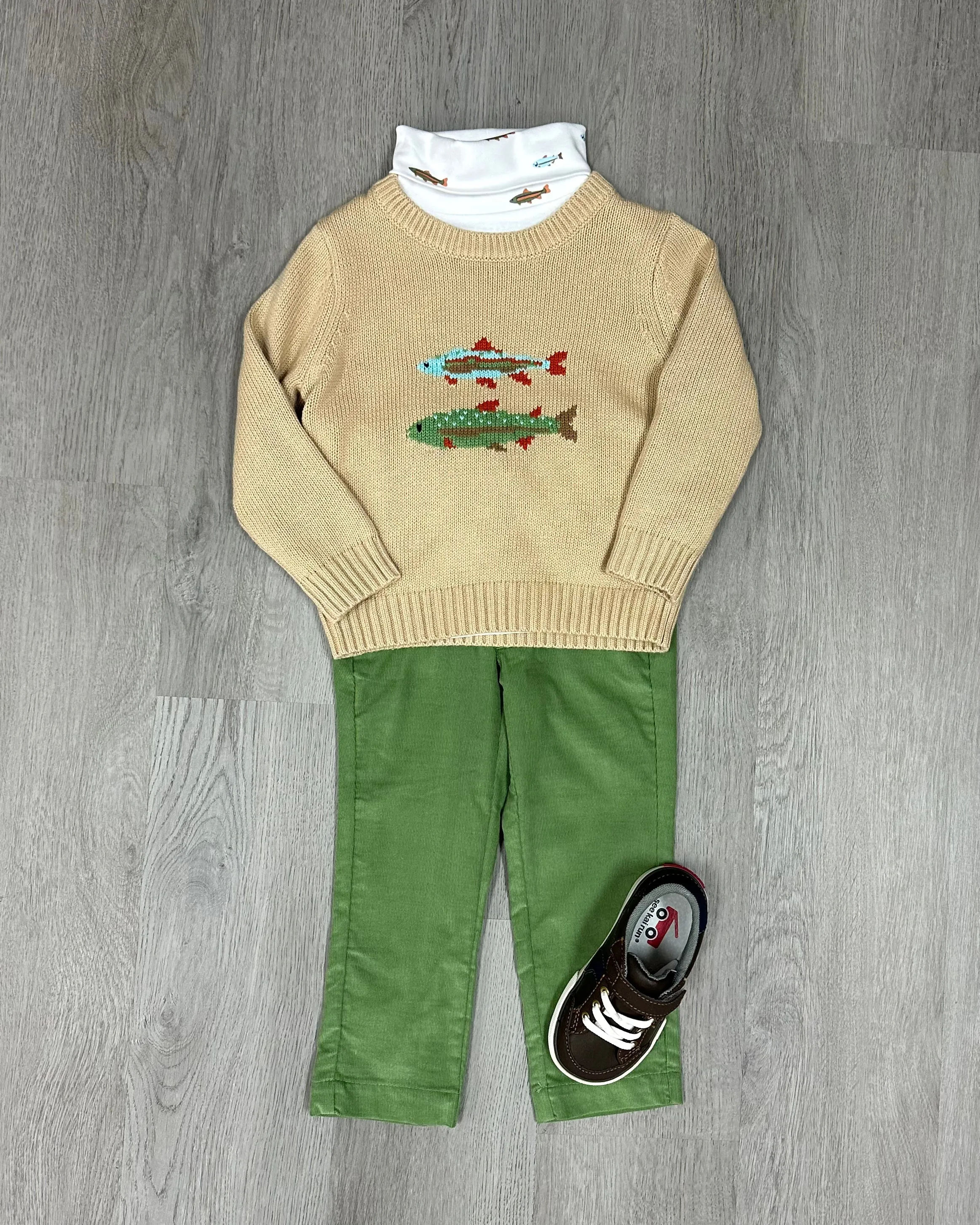 Printed Turtleneck - Fish