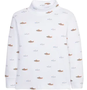 Printed Turtleneck - Fish