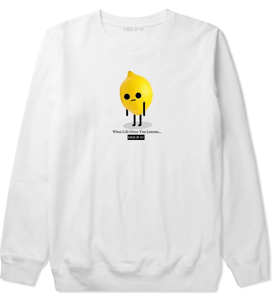 Sad Lemon Crewneck Sweatshirt