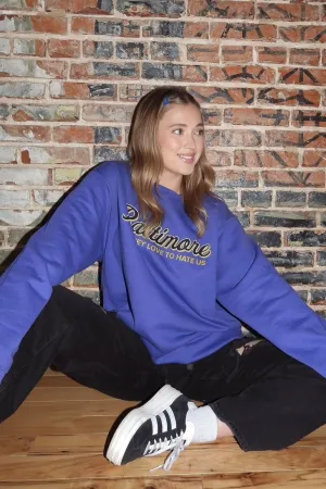 They Love To Hate Us Crewneck Sweatshirt By Brightside