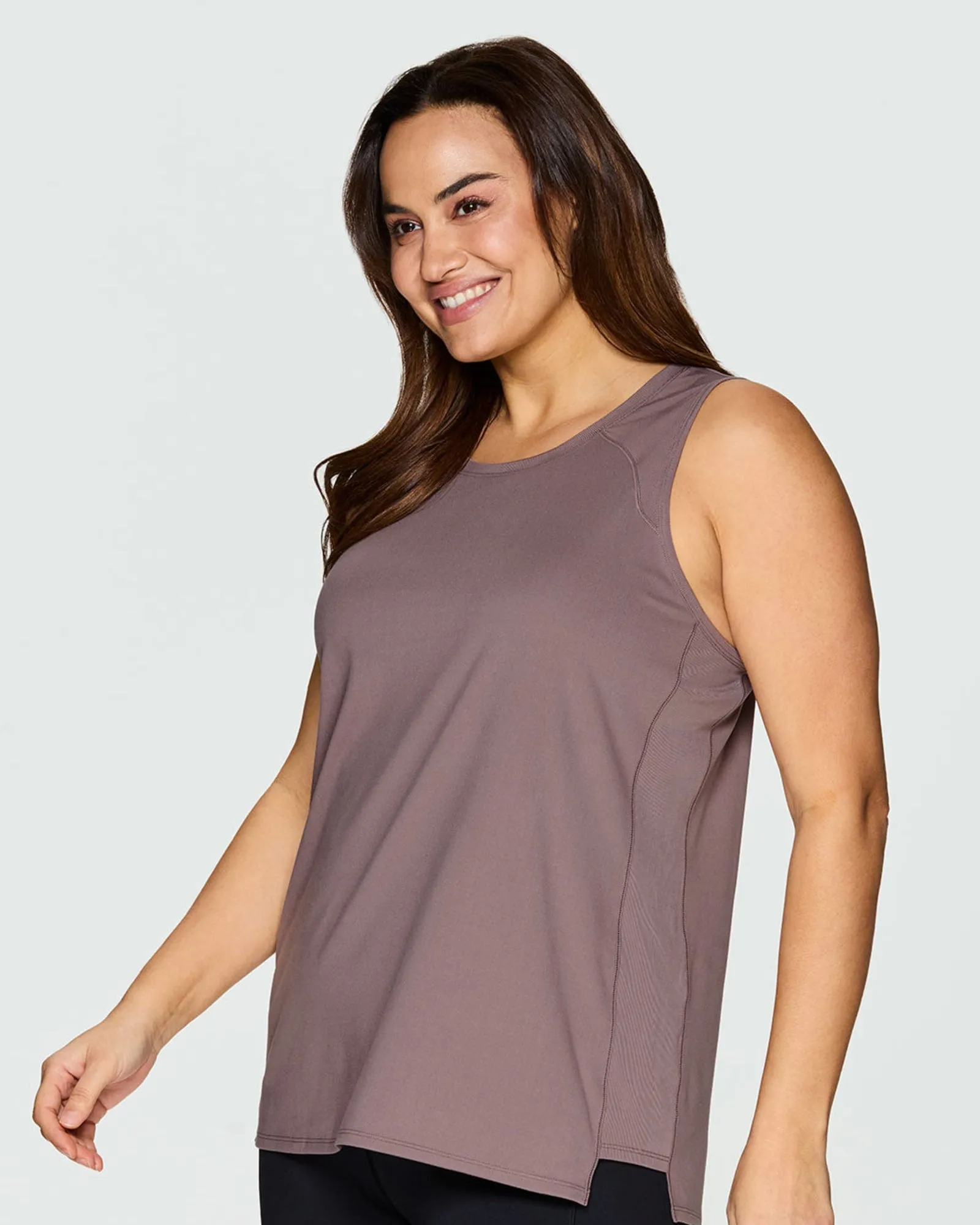 Willow Super Soft Tunic Tank | Dark Taupe