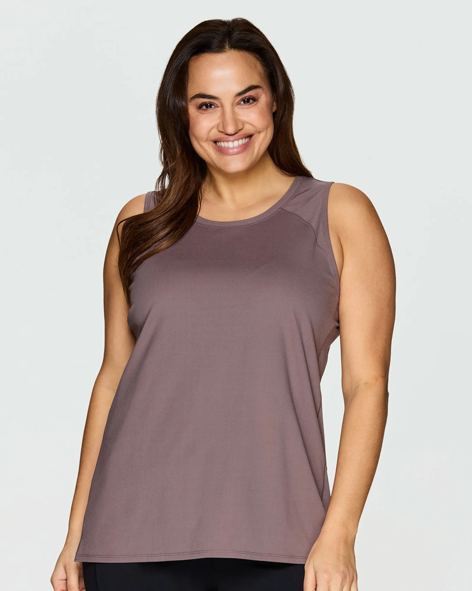 Willow Super Soft Tunic Tank | Dark Taupe