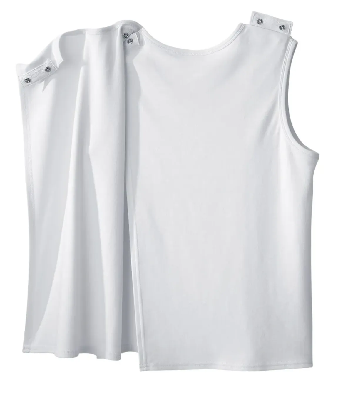 Women's Adaptive Open Back Sleeveless Undershirt - 3 Pack