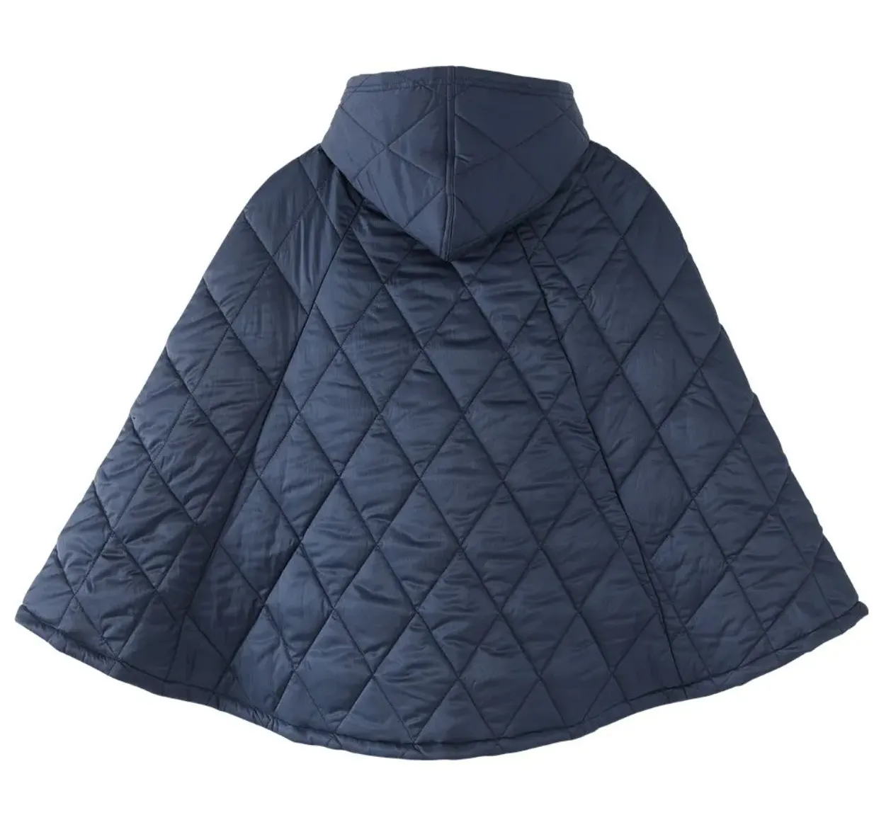 Women's Magnetic Front Cape with Detachable Hood