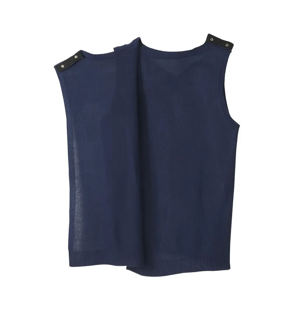 Women's Open Back Sweater Vest for Seniors