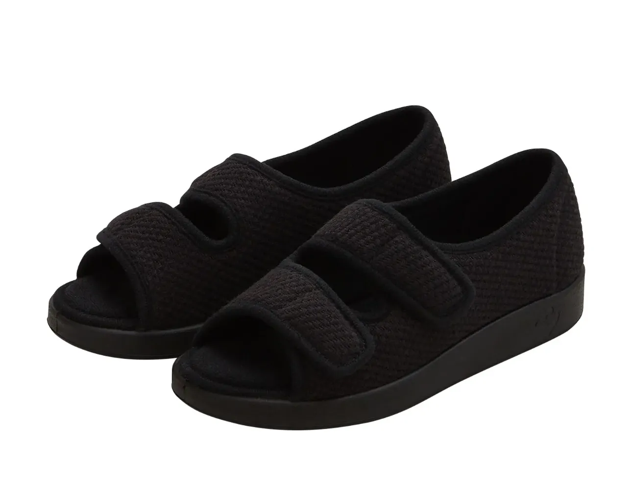 Women's Wide Adjustable Closure Sandals With Easy Closure