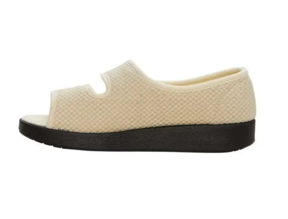 Women's Wide Adjustable Closure Sandals With Easy Closure