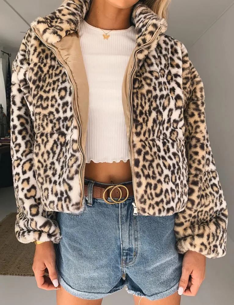 Xander Jacket - Leopard